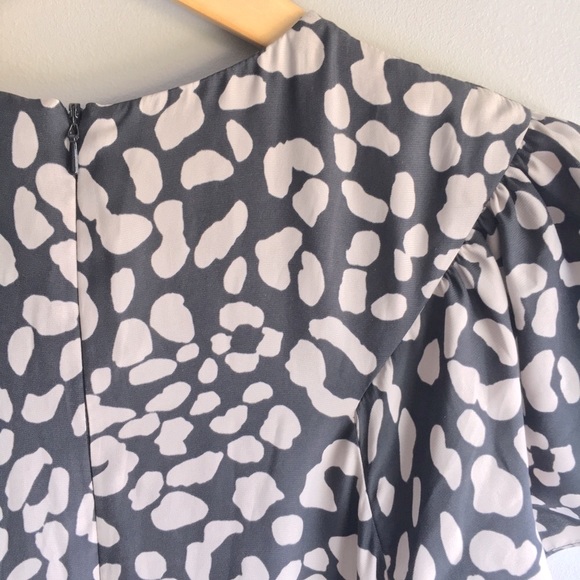NWOT Aritzia Talula gray leopard print dress 6 / S - Picture 3 of 5